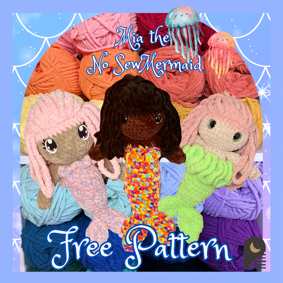 Free Crochet Pattern: Mia the No Sew Mermaid